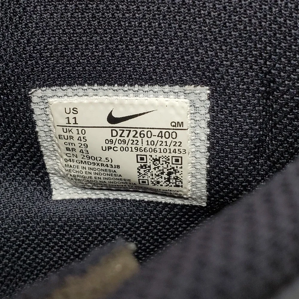 Nike‎ Blazer Mid Shoes Mens 11 Mason Silva Dark Blue Lace Up Sneakers